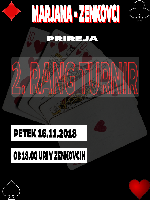 2. RANG TURNIR @ PRI MARJANI | Murska Sobota | Slovenija